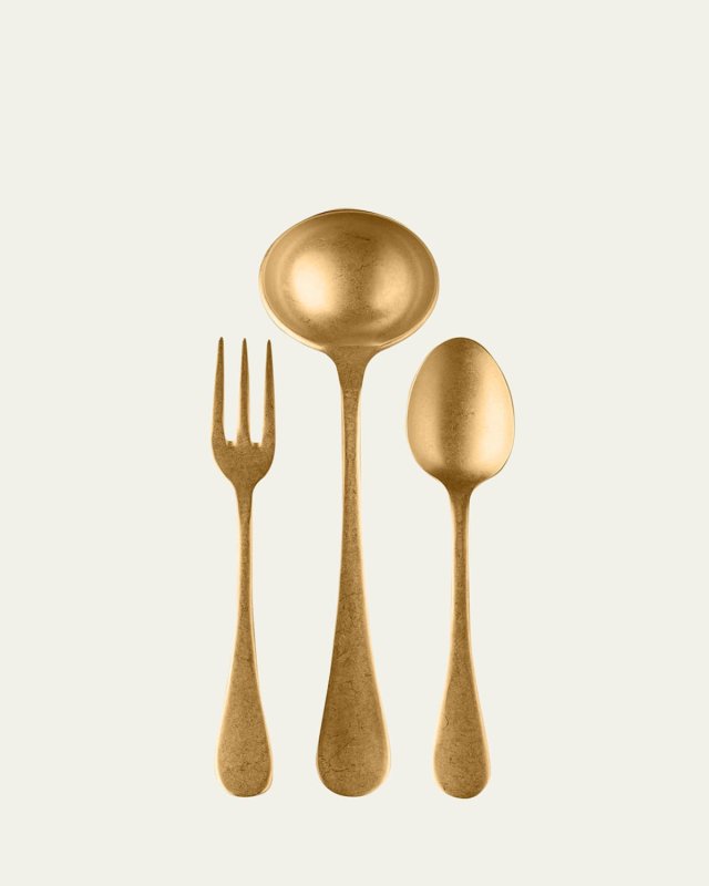 Vintage Oro 3-Piece Serving Set